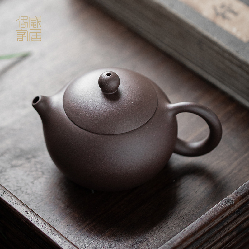 Blower, yixing masters are it by hand kung fu tea tea set teapot bottom groove the qing xi shi purple clay pot