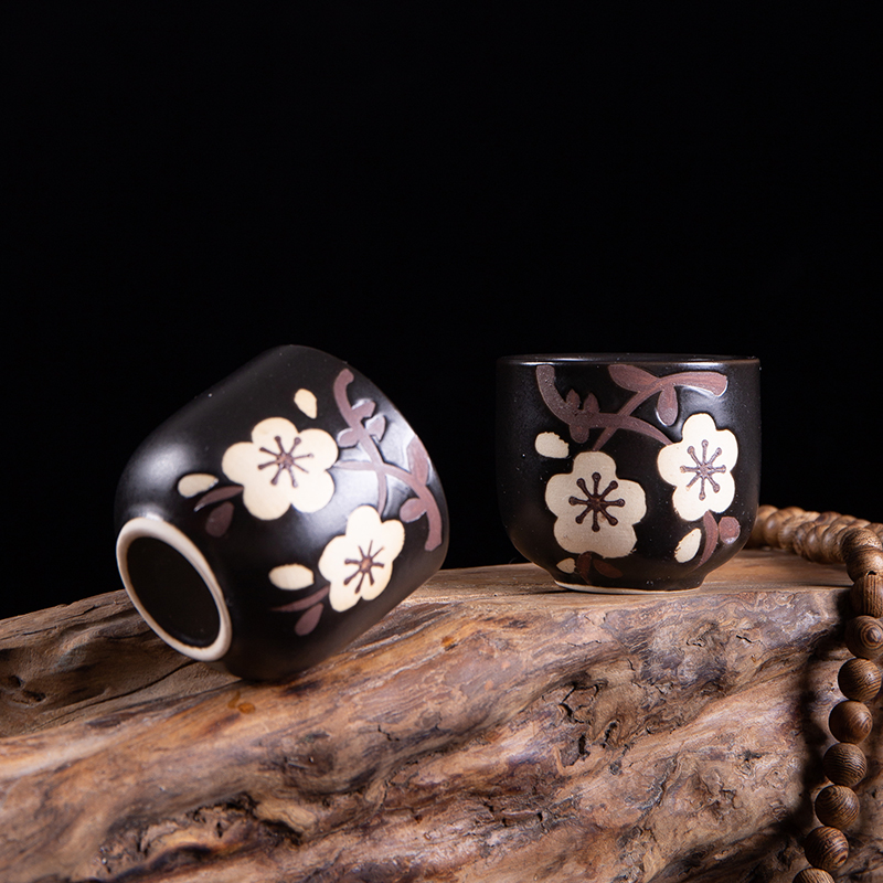 Japanese - style wine suit jingdezhen wine wine drinking rice wine liquor suit the cherry blossom put gift boxes of gifts