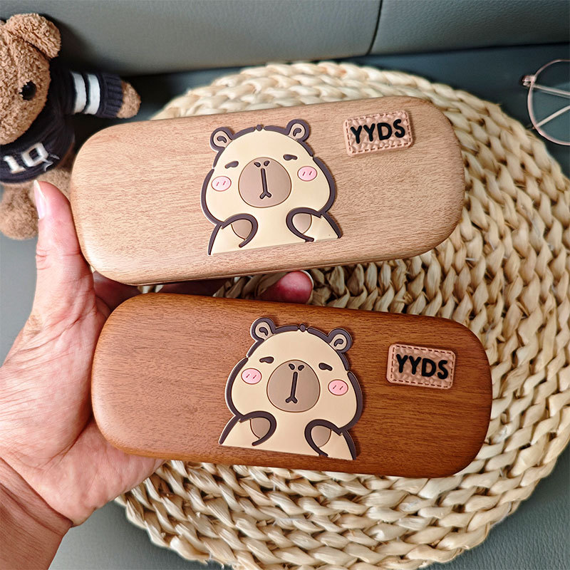 Cute Myopia Glasses Case for Women, Pressure-Resistant, Portable, High-Value, Cartoon Glasses Storage Box for Male Students and Children, New Style Cute Myopia Glasses Case for Women, Pressure-Resistant, Portable, High-Value, Cartoon Glasses Storage Box for Male Students and Children, New Style