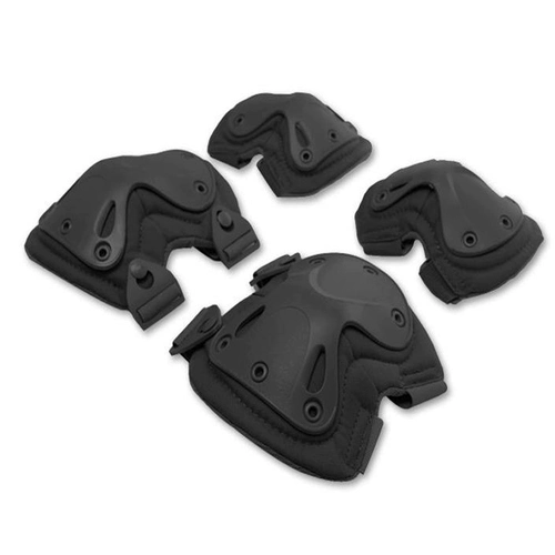 Наколенники, налокотники, дорожный комплект, защитное снаряжение для ползания для тренировок для велоспорта, 4 предмета