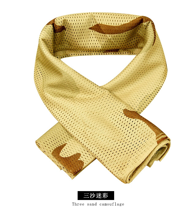 Chiến tranh wolf đa chức năng ngụy trang chiến thuật khăn lực lượng đặc biệt vuông nhỏ khăn ngoài trời thoáng khí cát ngụy trang lưới khăn khăn phượt cao cấp