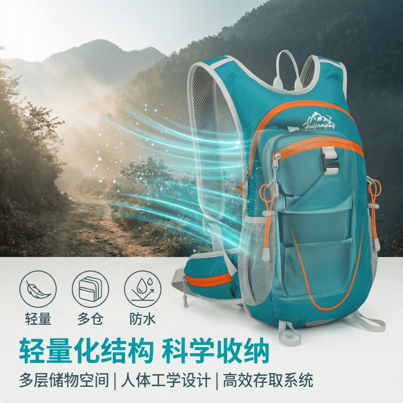 Lightweight Waterproof Outdoor Hiking & Climbing Backpack For Men And Women, Multifunctional Cycling & Travel Backpack - Thumbnail 3