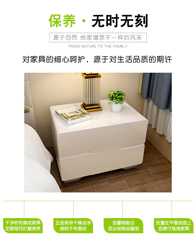 tủ đầu giường hiện đại đầu giường phòng ngủ nhỏ gọn lắp ráp nhỏ tủ lưu trữ trắng lưu trữ bên đặc biệt sẵn sàng - Buồng tủ nhựa 5 tầng