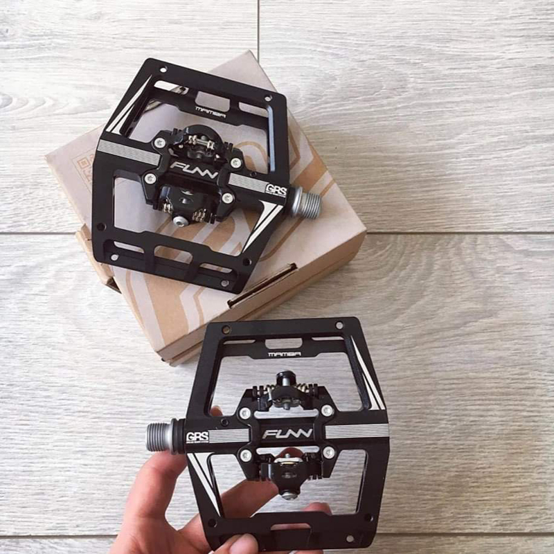 FUNN Import Bike Bifacial Self Lock Pedalling MAMBA SPD System AMDH Mountain Road Retrofit Piece