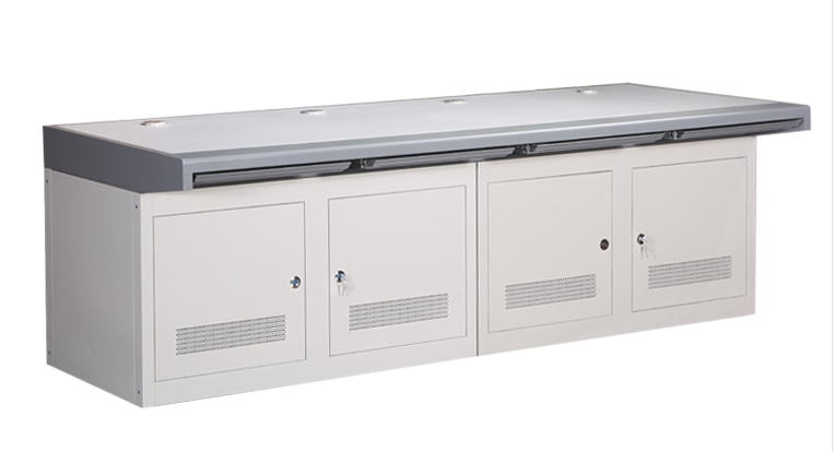 Four console only 1300 yuan Four monitoring console Double console monitoring platform Four console overall table