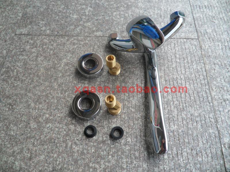 Jaguar kitchen cross duplex tap single to turn the copper hearth hot and cold fast open ceramic valve core wall swivel swing