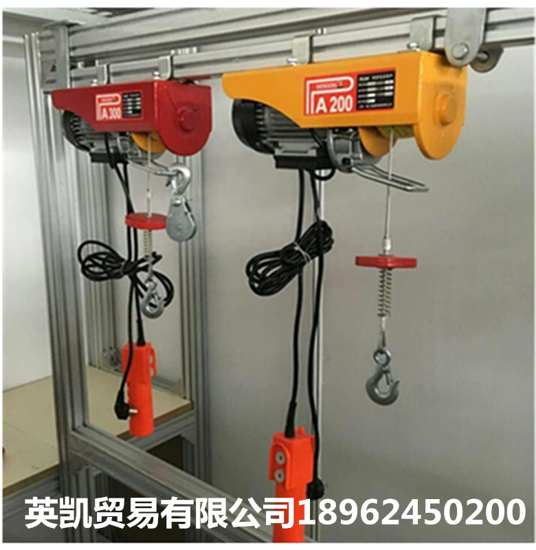 Promotion of Shanghai Xiao Warrior mini-crane fixed electric hoist PA200-PA1000KG