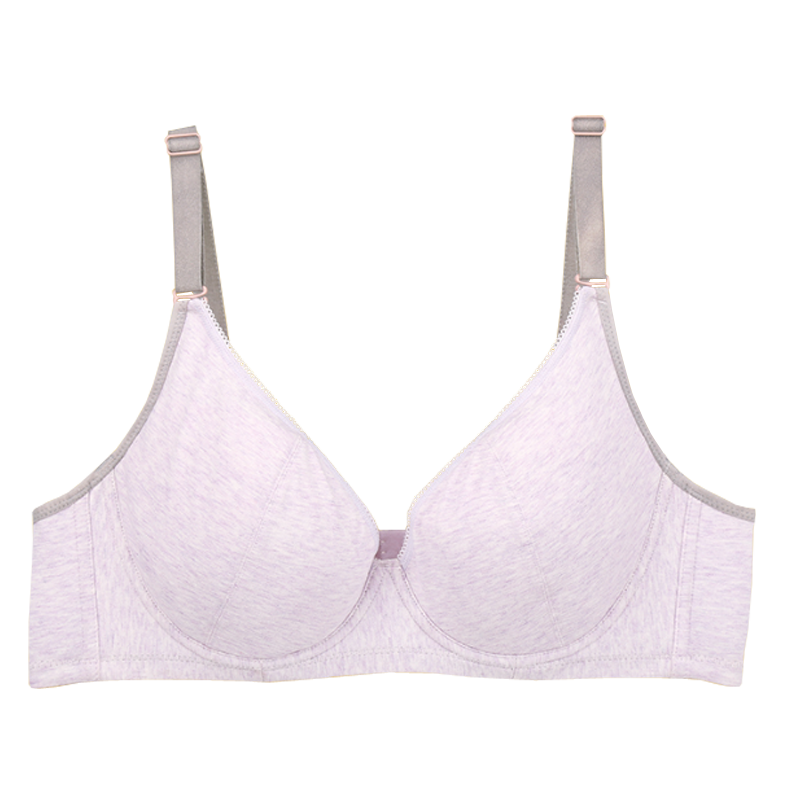 Baili soft steel ring thin big chest show small side high school girl bra college underwear female cup