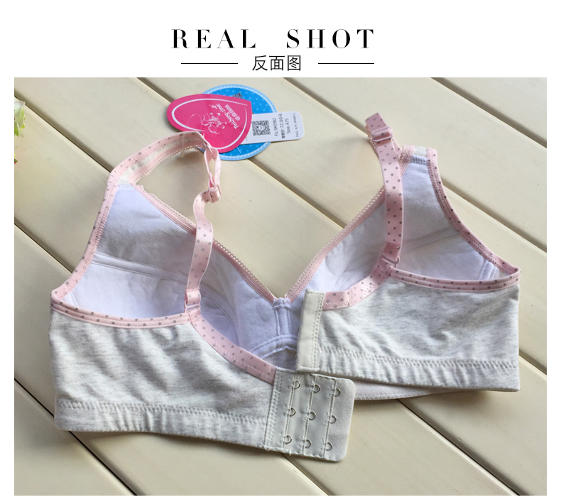 Rất em gái không có vòng thép cotton học sinh trung học cơ sở nữ sinh phát triển áo ngực mỏng phần nữ sinh đồ lót AB cup ao lot