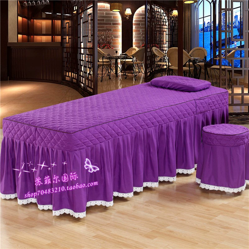 mỹ viện massage bedspread vẻ đẹp dành riêng gia đình bốn có thể được tùy chỉnh đặc biệt cung cấp miễn phí vận chuyển đầu vuông đầu tròn thang - Trang bị tấm