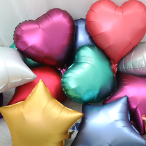 18-inch fog metal aluminum film Love Balloon Birthday Party layout mall activities year old layout five-pointed star