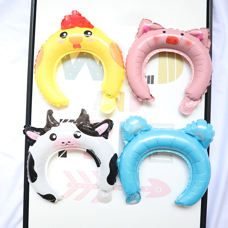Cartoon Balloon Hair Hoop 61 Active Photo-Prop Mall Activity Full Moon Birthday Party Arrangement Props