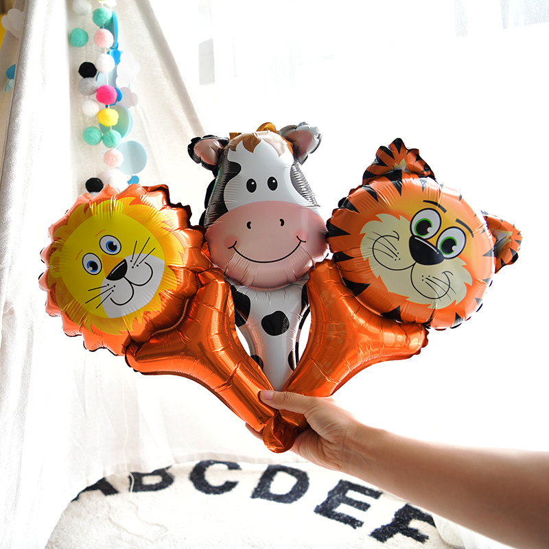 Aluminum film blow stick handheld stick Kindergarten school opening day to send children gifts Children's Day decoration activities toys