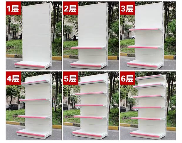 Kệ siêu thị cửa hàng tiện lợi văn phòng phẩm siêu thị hai mặt siêu thị kho kệ thuốc tây y tủ tây lỗ tấm kệ - Kệ / Tủ trưng bày
