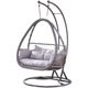 ງ່າຍດາຍທີ່ທັນສະໄຫມ indoor bracket hanging basket balcony double bird's nest rattan chair hanging chair rocking chair swing home internet ສະເຫຼີມສະຫຼອງເດັກຍິງ