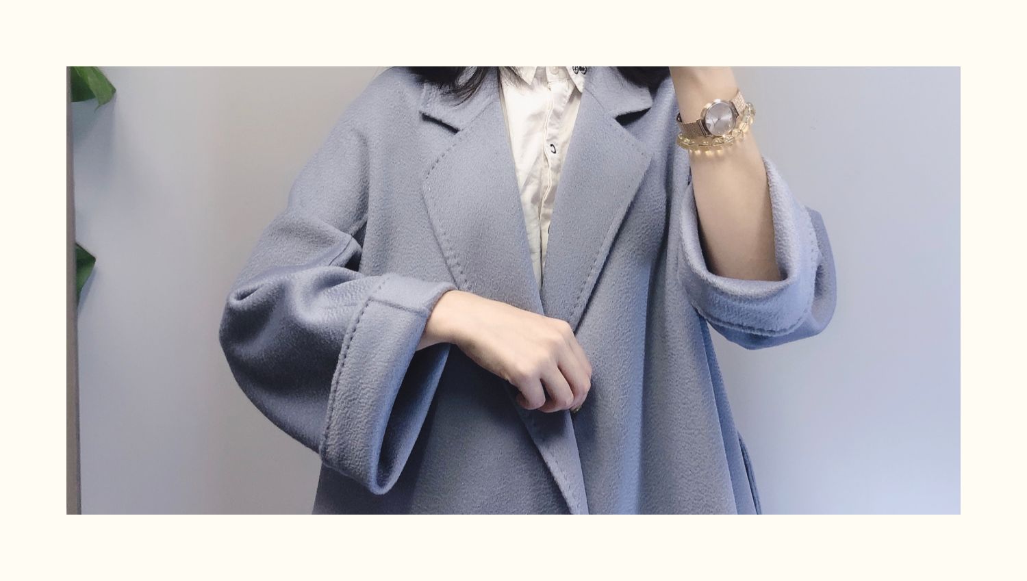 2019 mùa thu và mùa đông mới Hàn Quốc phong phú nước chị em gợn sóng hai mặt áo cashmere nữ dài len - Accentuated eo áo áo khoác dạ nữ form ngắn