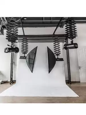 Ceiling track hanging arm photography light Studio Track studio telescopic instrument Hanging arm Constant force hinge Hanging arm suspended ceiling