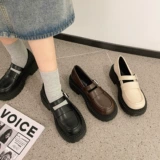 Летняя тонкая универсальная обувь для кожаной обуви, японские лоферы в английском стиле, французский стиль, в британском стиле