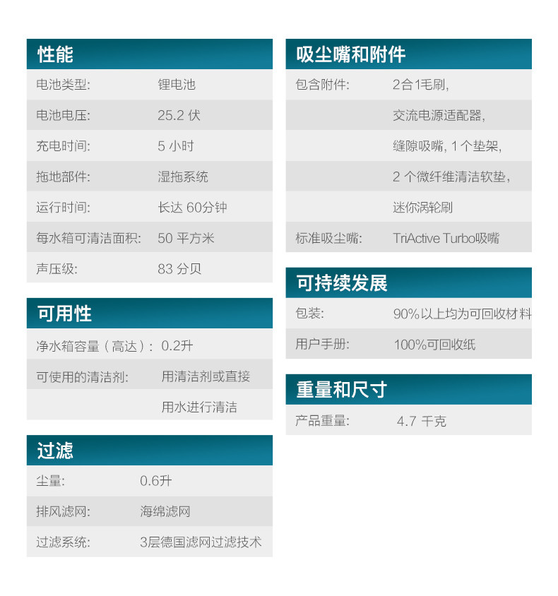 飞利浦吸 吸尘湿拖一体 无线手持吸尘器 60分钟续航 图14