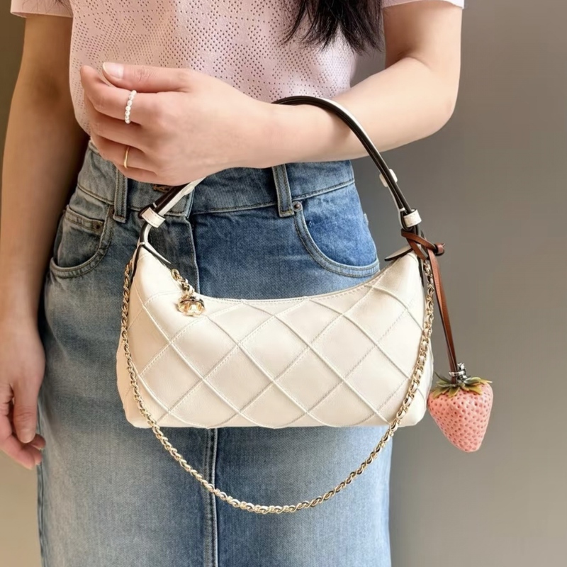 Directly Shipped from the Usa Tory Burch Soft Fleming Quilted Lunchbox Bag Handbag Non-Returnable