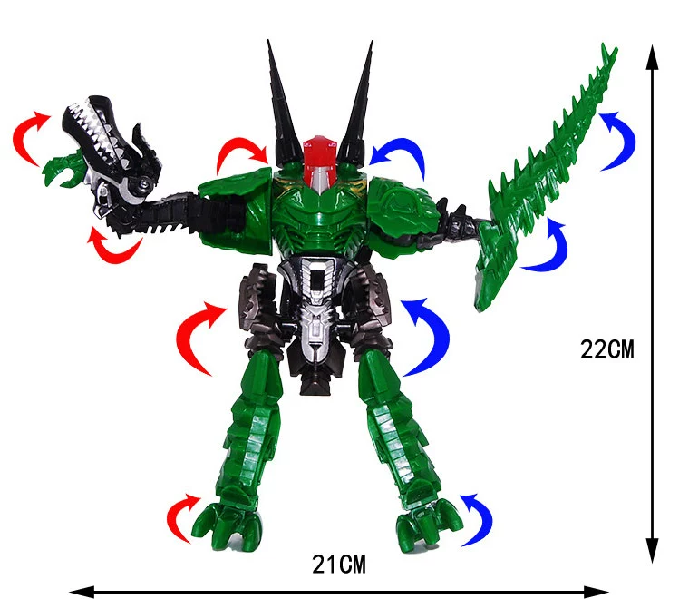 Đồ chơi biến dạng King Kong 4 Tyrannosaurus Rex Dây thừng Tyrannosaurus Khủng long Robot Mô hình Cậu bé Món quà năm mới - Gundam / Mech Model / Robot / Transformers