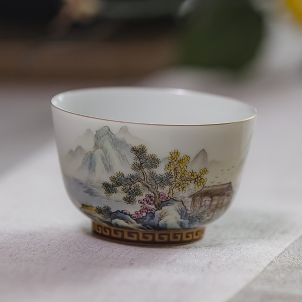 Pastel heavy industry landscape