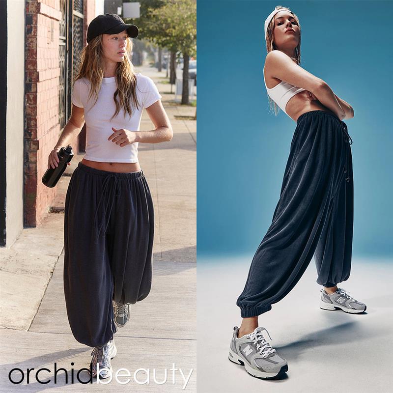 Free People Genuine Soft and Drapey Modal Loose-Fitting Lazy Dance Jogging Jogger Sweatpants Free People Genuine Soft and Drapey Modal Loose-Fitting Lazy Dance Jogging Jogger Sweatpants