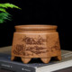 Special price high-quality purple sand flower pot Bafang ancient well pot small succulent calamus gold marble special pot tabletop ceramic potted plant