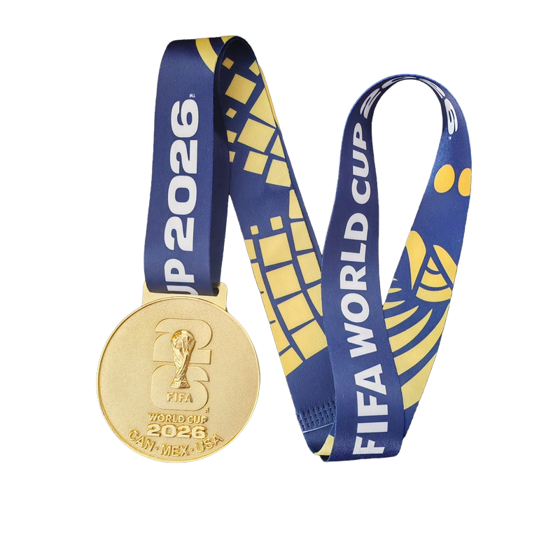 Football 2026 World Cup Merchandise Spain England Argentina Fan Medal Model Messi Souvenir