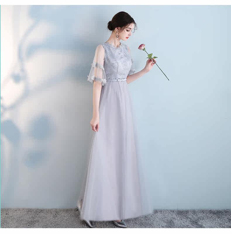 Robe de soirée      manchon de cloche - Ref 3210642 Image 18