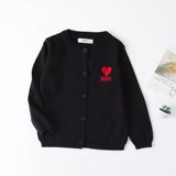 Осенний свитер, хлопковая тонкая трикотажная куртка подходит для мужчин и женщин для отдыха, семейный стиль