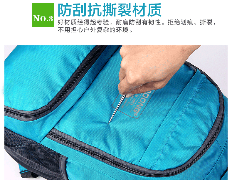 Có thể gập lại ba lô ngoài trời nhẹ vai túi du lịch nam ba lô da túi nữ lưu trữ di động không thấm nước túi leo núi balo nữ hàng hiệu