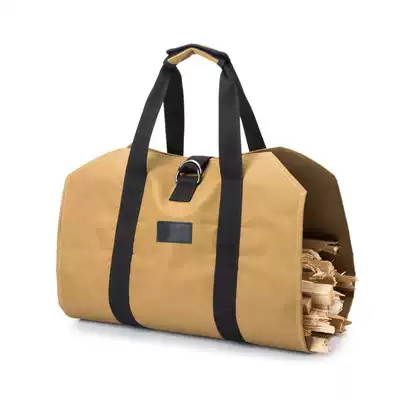 Wild hand-held wood storage bag camping Oxford cloth wear-resistant firewood bag outdoor bundle logging large-capacity Wood bag