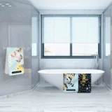 Быстросохнущее пляжное тонкое банное полотенце для спортзала для путешествий для плавания подходит для мужчин и женщин, хорошо впитывает воду