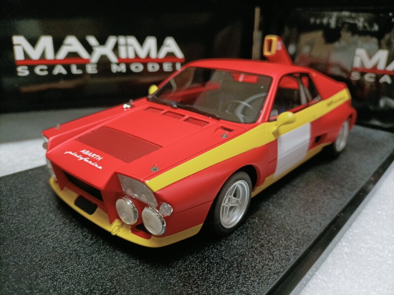 Maxima 1 18 Fiat Abarth Se030 Press 1974 Racing Model Car Maxima 1 18 Fiat Abarth Se030 Press 1974 Racing Model Car