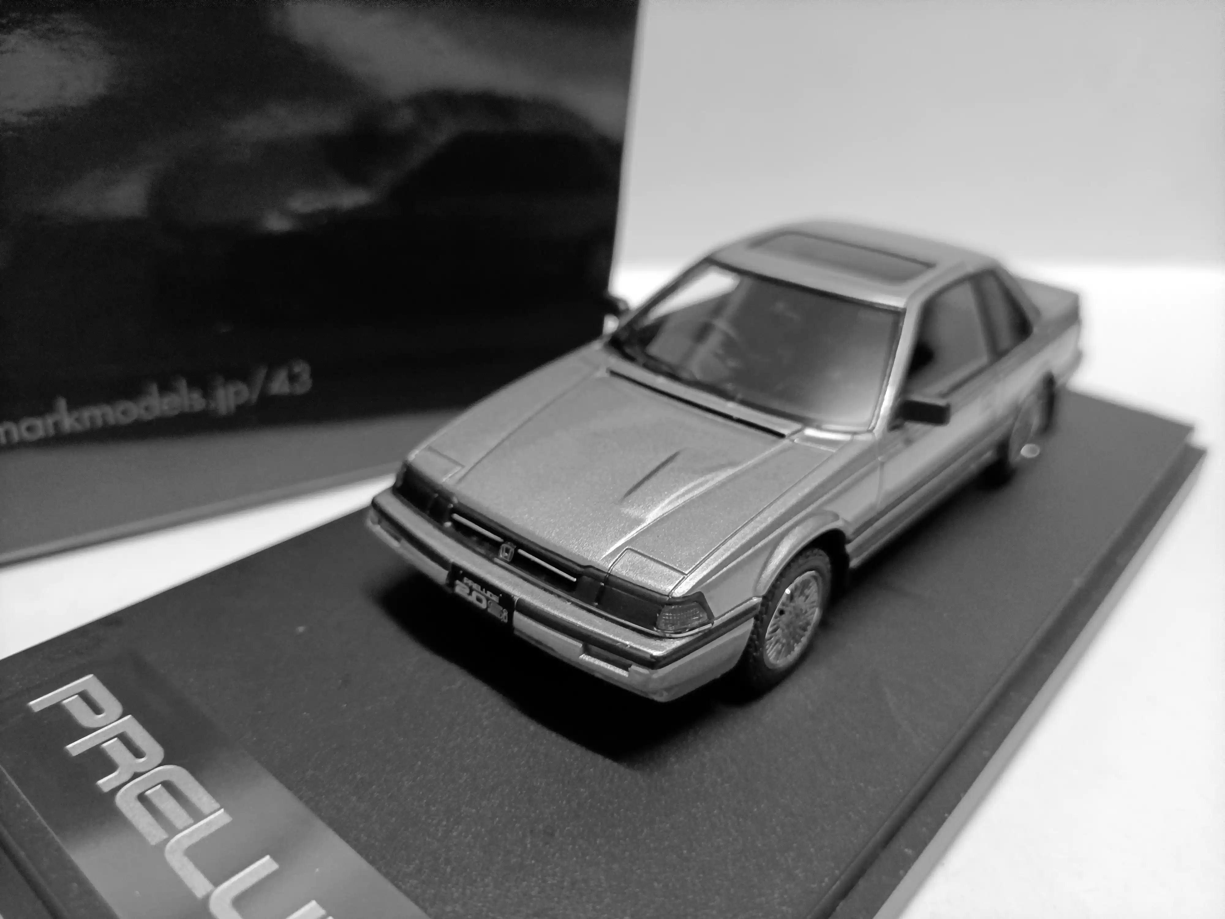MARK43 1 43 本田披露轎跑車車模型Honda Prelude Si BA1 銀棕色