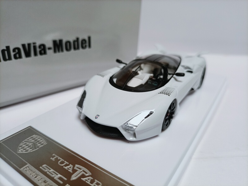 Pandavia 1:43 Silberstein Big Lizard Double-Door Supercar Model Ssc Tuatara White