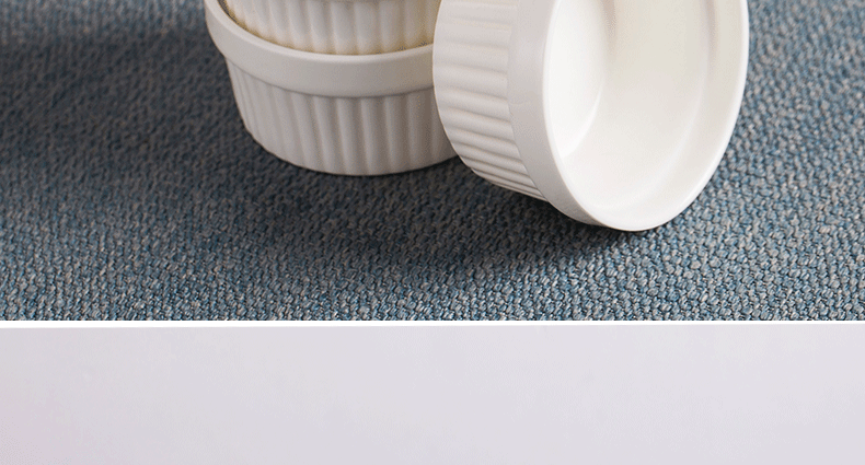 Pure white ceramic bowl thread pudding bowl cake snack small bowl bowl meal use ltd. express it in a bowl