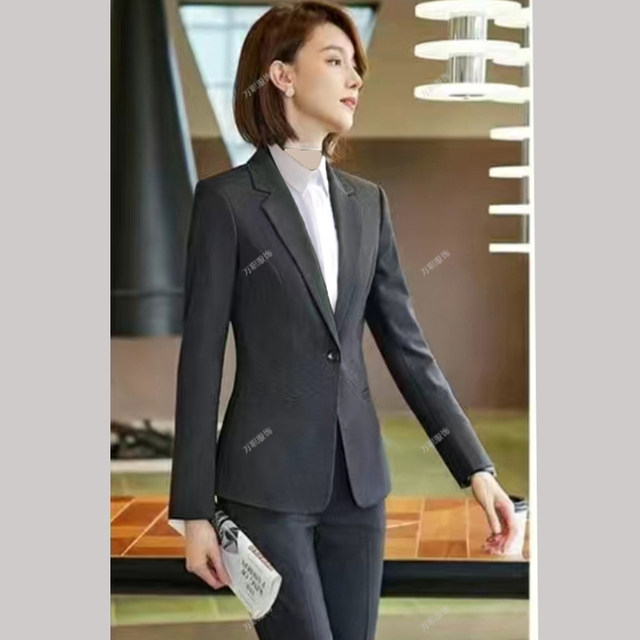 2023 New FAW Audi Women's Suit 4S Store Slim Women's Suit Dark Grey Pants Workwear Suit Skirt