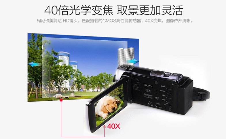 Gửi danh thiếp 32G + gói camera JVC / JVC GZ-E369BAC HD DV video kỹ thuật số máy ảnh nhà - Máy quay video kỹ thuật số máy quay phim mini