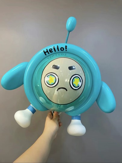 2025 Internet Celebrity Flying Eggman Party Kuromi Leuchtender Ballon Nachtmarktstand Bobo Ball In der Luft schwebender Kinder-Cartoon