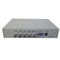 Video splitter Screen splitter 4 channels with VGA full real-time HD color monitoring splitter 4 in one out