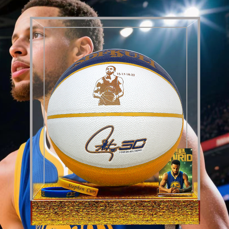 Curry Signature Basketball Authentic Size 7 Adult Size 5 Children's Elementary School Special Birthday Gift Boys' Engraved Gift Box Curry Signature Basketball Authentic Size 7 Adult Size 5 Children's Elementary School Special Birthday Gift Boys' Engraved Gift Box