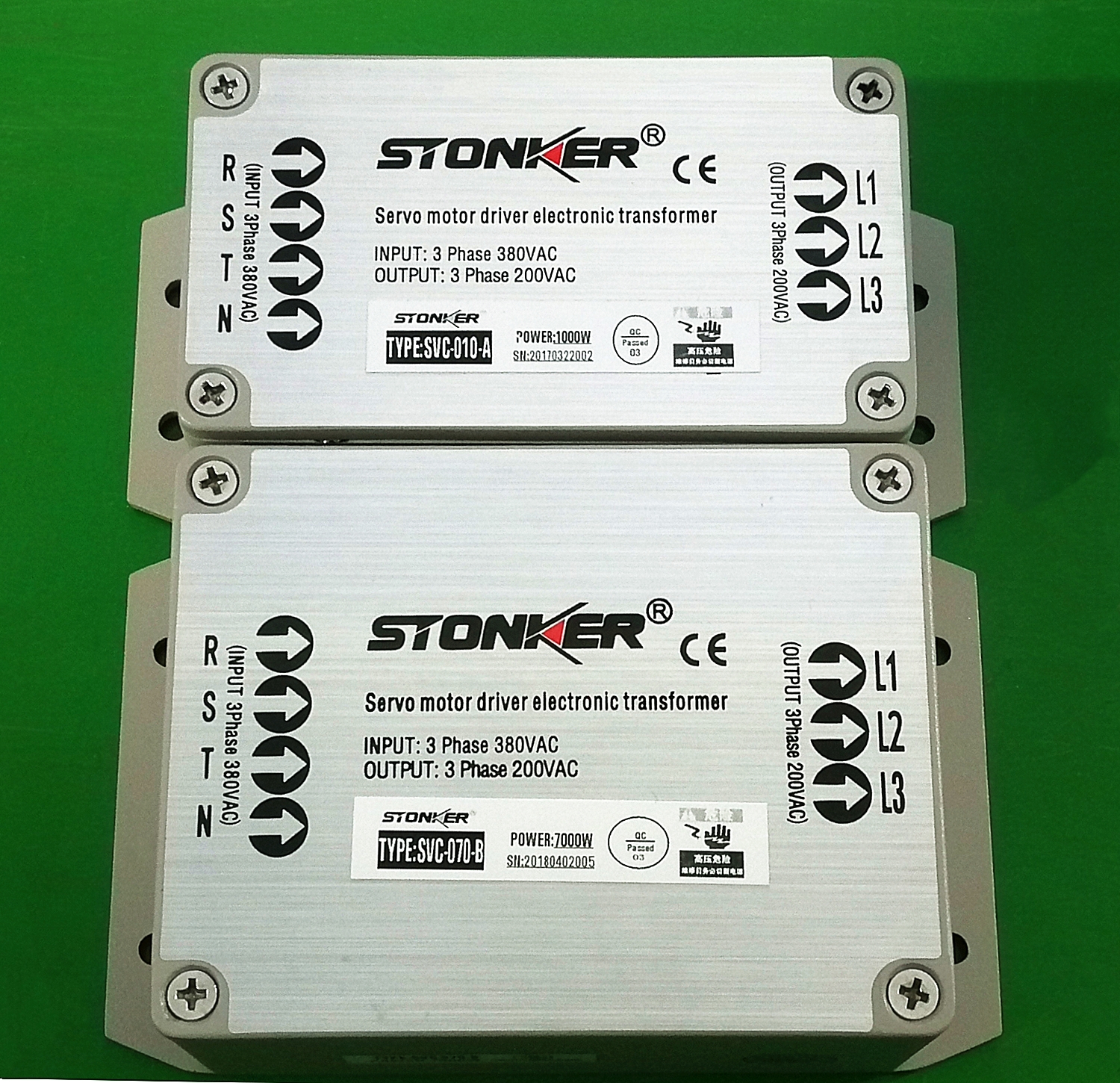 Stonker 伺服電子變壓器開關電源svc 0 2kva 380v轉3相0v