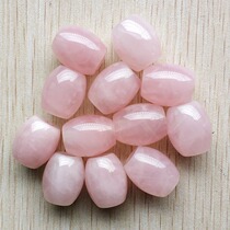 Natural pink crystal red Agate Passepartout 16x18mm large hole beads clavicle transfer beads DIY jewelry accessories