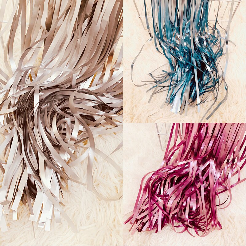 2 meters high golden rain silk photo background decorative curtain wedding one hundred days background decoration wedding room fitted with tassels