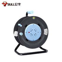Bull wire tray socket empty disc 20m30 M 50 cable winding reel spool roller Mobile extension wire plug row