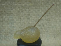 Natural incense plug shape Alashan sugar heart Agate rough Gobi Agate stone Qishi collection W