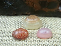 Ren face boutique inlay material Stone natural stone collection Alxa Gobi agate raw stone D