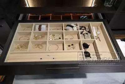 (Xiaojia Hardware)Kubo cloakroom jewelry box storage box damping clothing basket lattice pumping damping can be adjusted